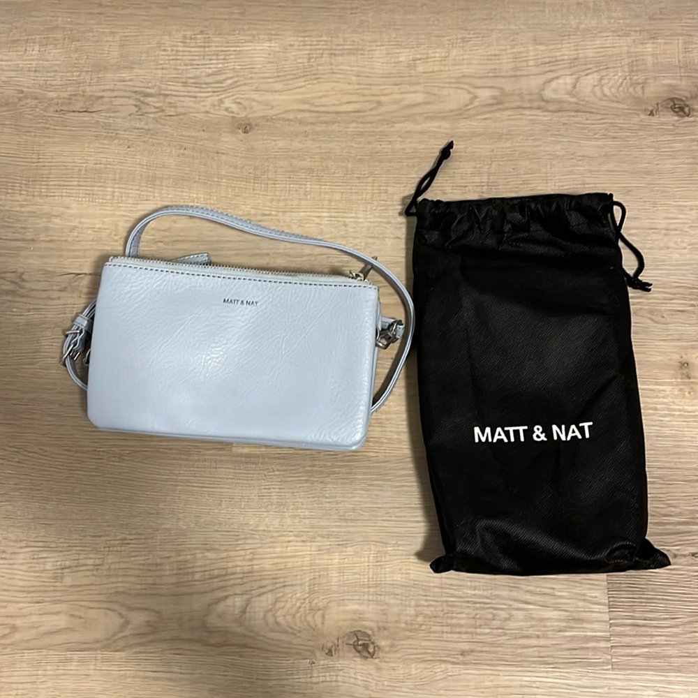 MAT AND NAT TRIPLE WALLET - LIGHT BLUE
